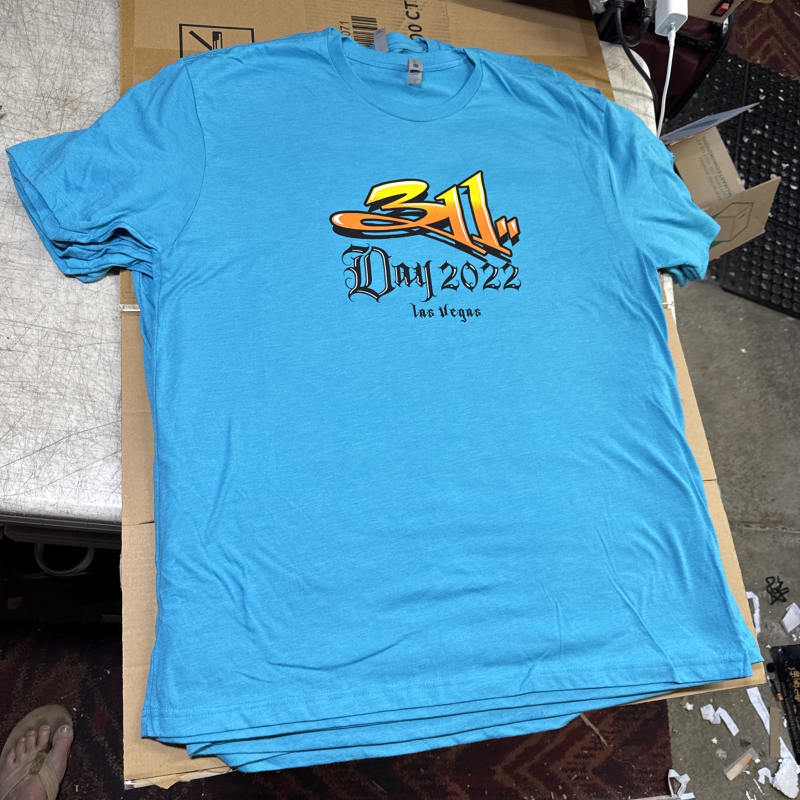 2022 311 Band T Shirt Concert Tour Las Vegas 2-Sided Rock Reggae Music NEW LX gallery