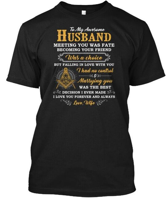 To My Gorgeous Husband Meeting You T-Shirt Made in the USA Size S to 5XL