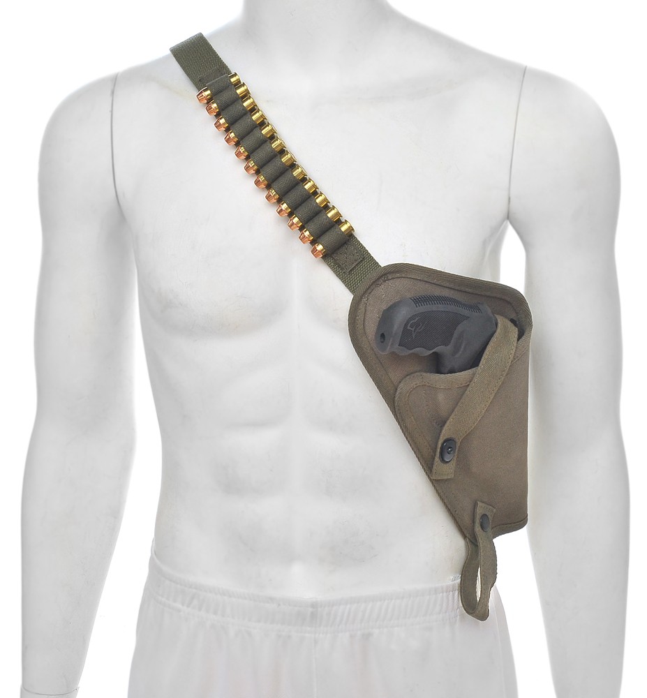 Canvas M3 Shoulder Holster with Shell loops fits Taurus Judge Magnum 3″ Cylinder