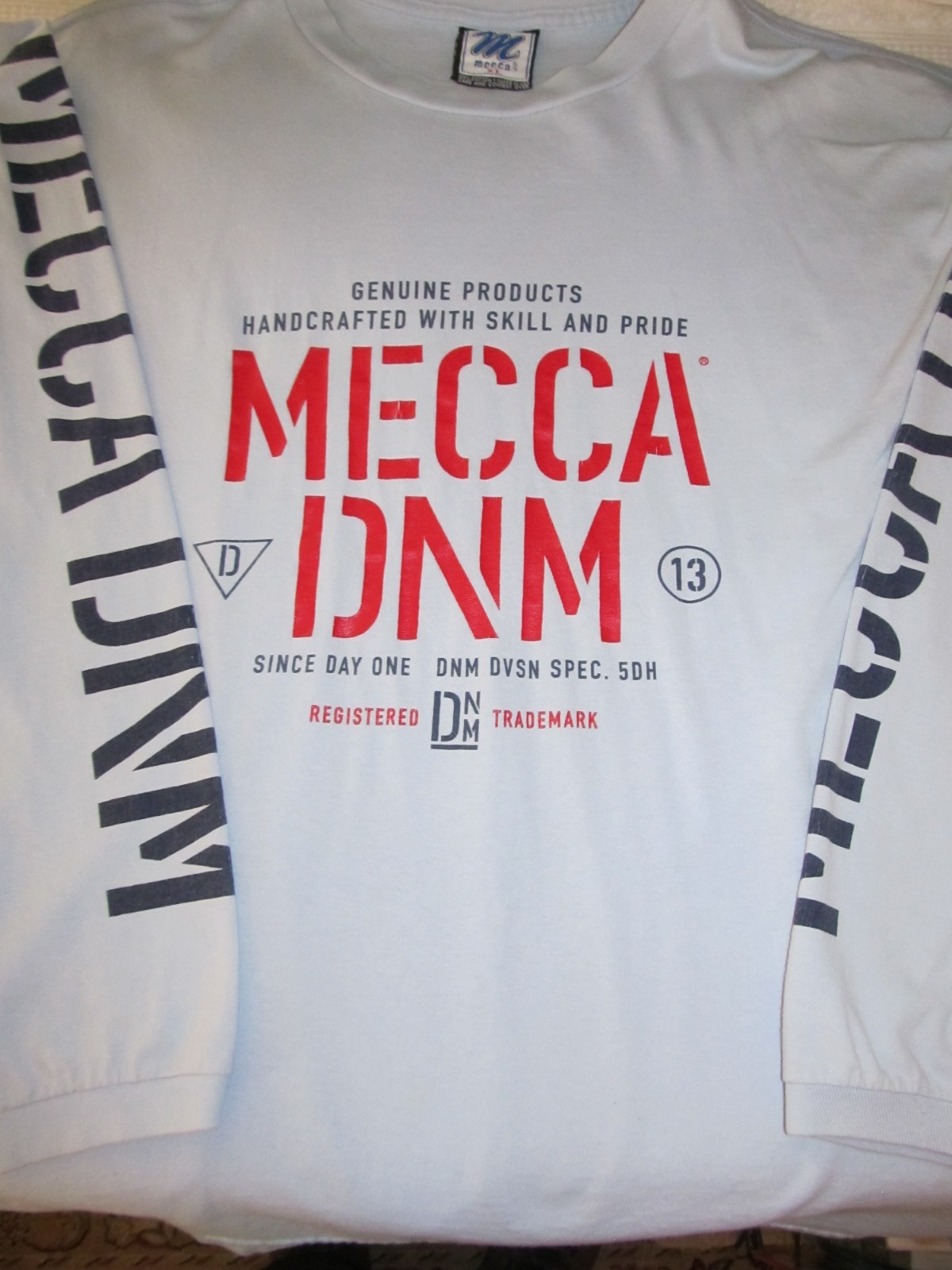 VTG Mecca Dnm Long Sleeve T-Shirt Men’s XL Hip Hop Streetwear USA Made gallery