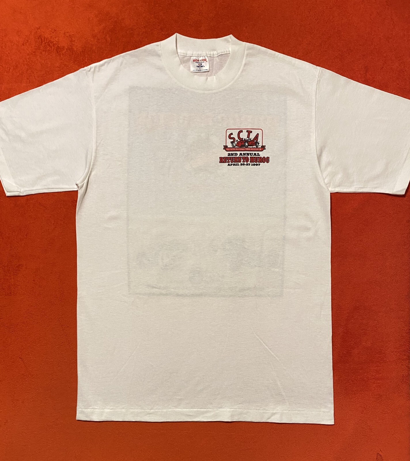 VTG 1997 Teejays 2nd Annual Muroc Reunion 50th Annv. Men T-Shirt Single Stitch L gallery