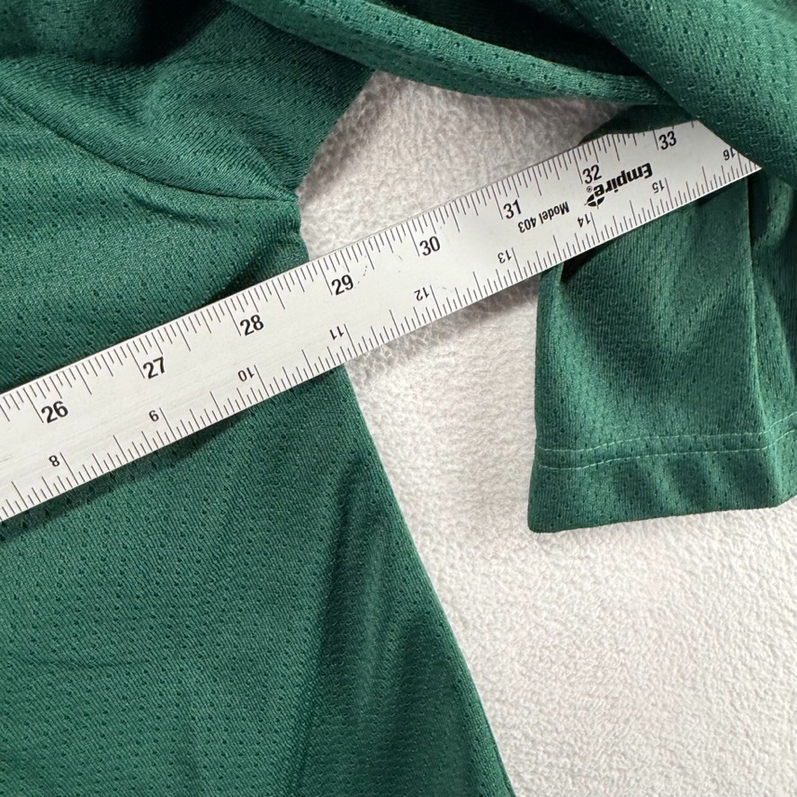 Vintage CCM Hockey Jersey Mens 2XL Green Blank Front Training 45 Long Sleeve 90s gallery