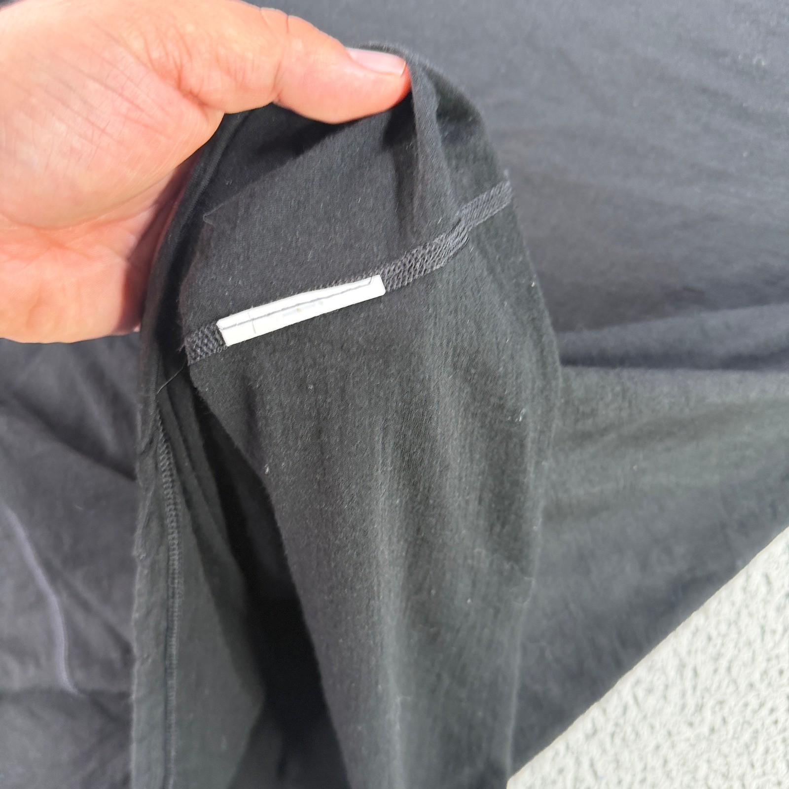 Smartwool Base Layer Mens XL Black Merino Wool Long Sleeve Crew Neck Shirt gallery