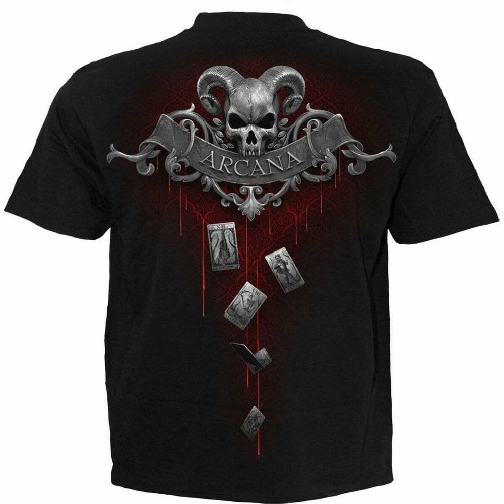 Spiral Direct Death Tarot Card Major Arcana Grim Goth Reaper Dead Shirt