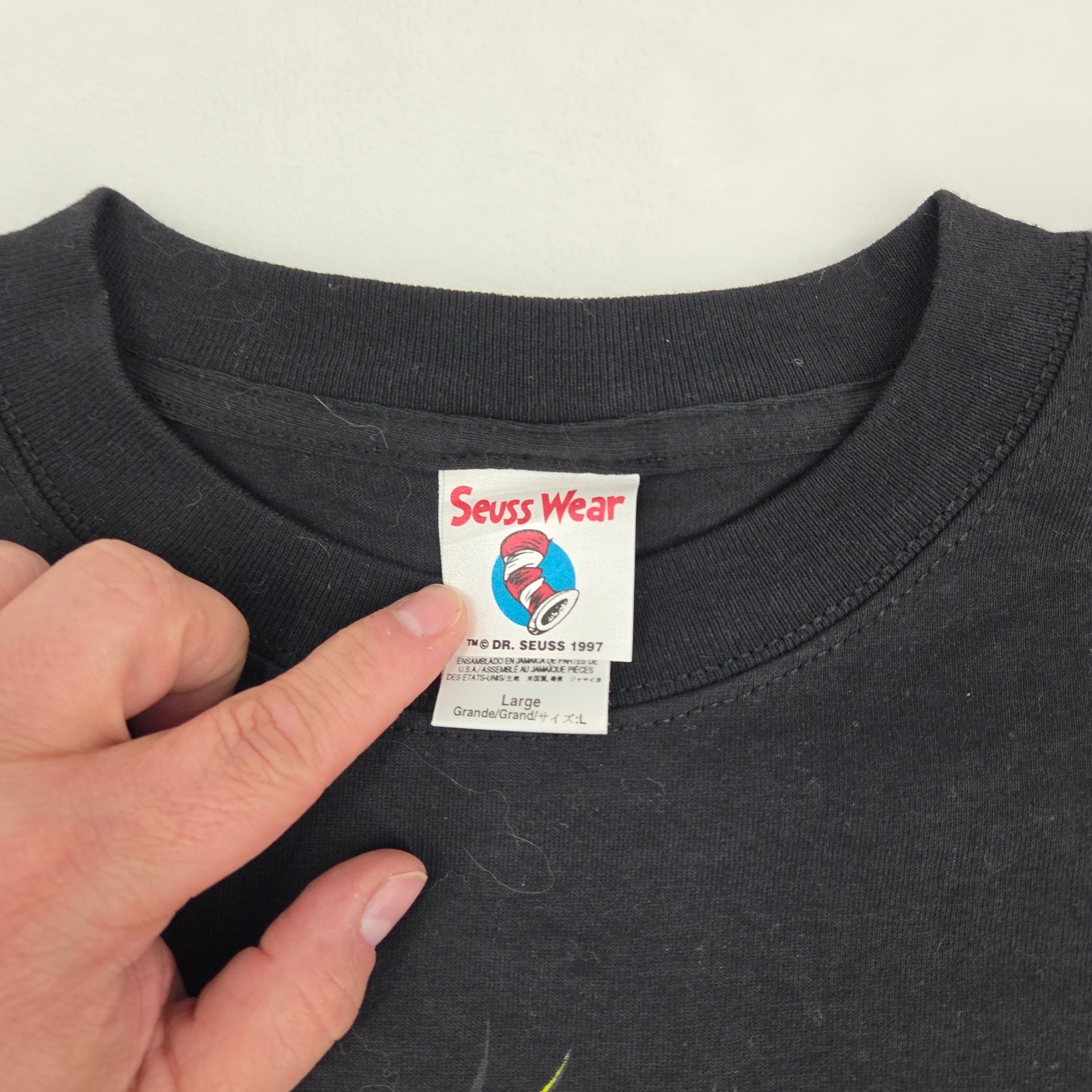 VTG 1999 Suess Wear "Grinch Got A Wonderful Awful Idea" Shirt Sz Lg NWT New Look gallery