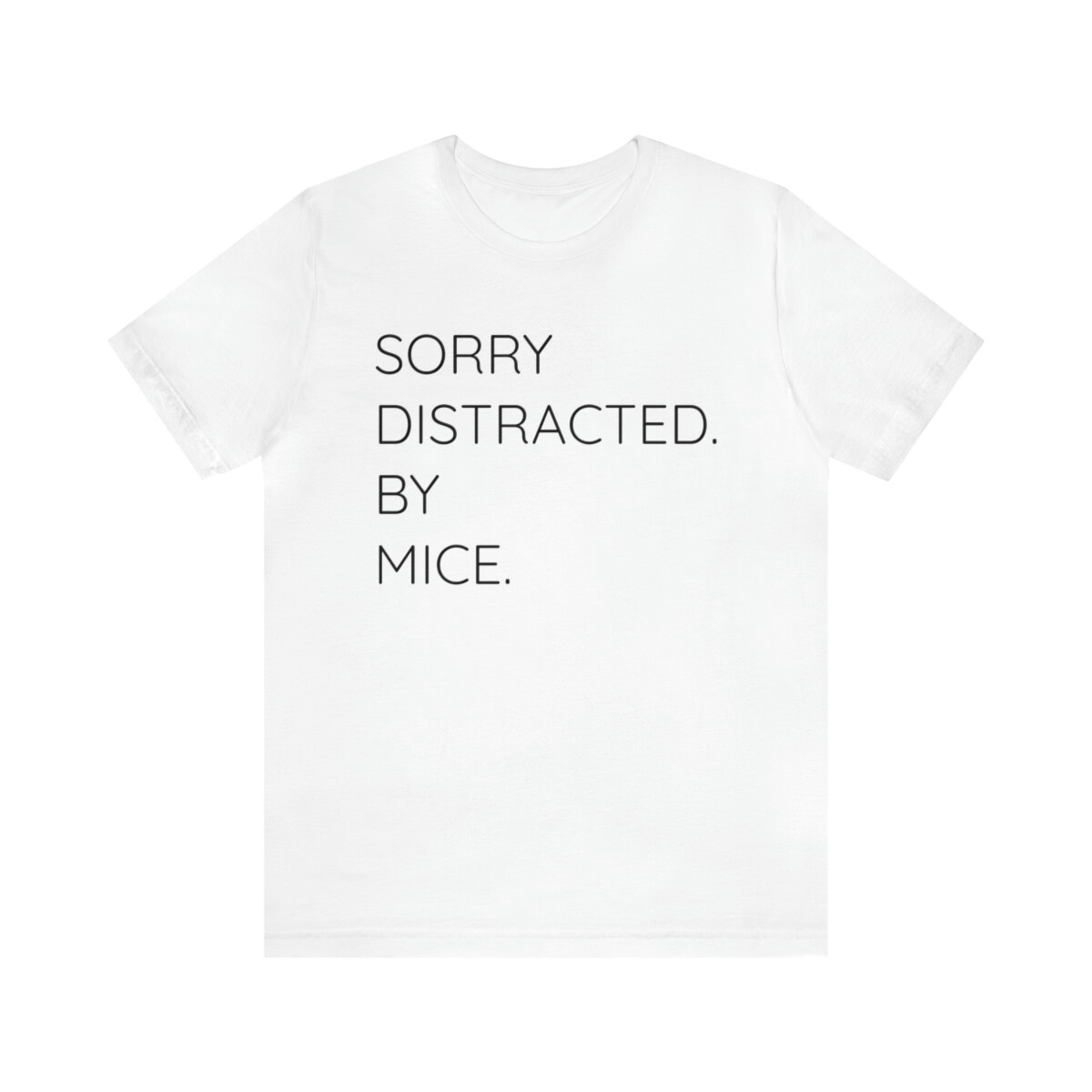Distrected Mice, Kurzarm, Geschenk, maus, Herren T-Shirt Unisex Jersey gallery