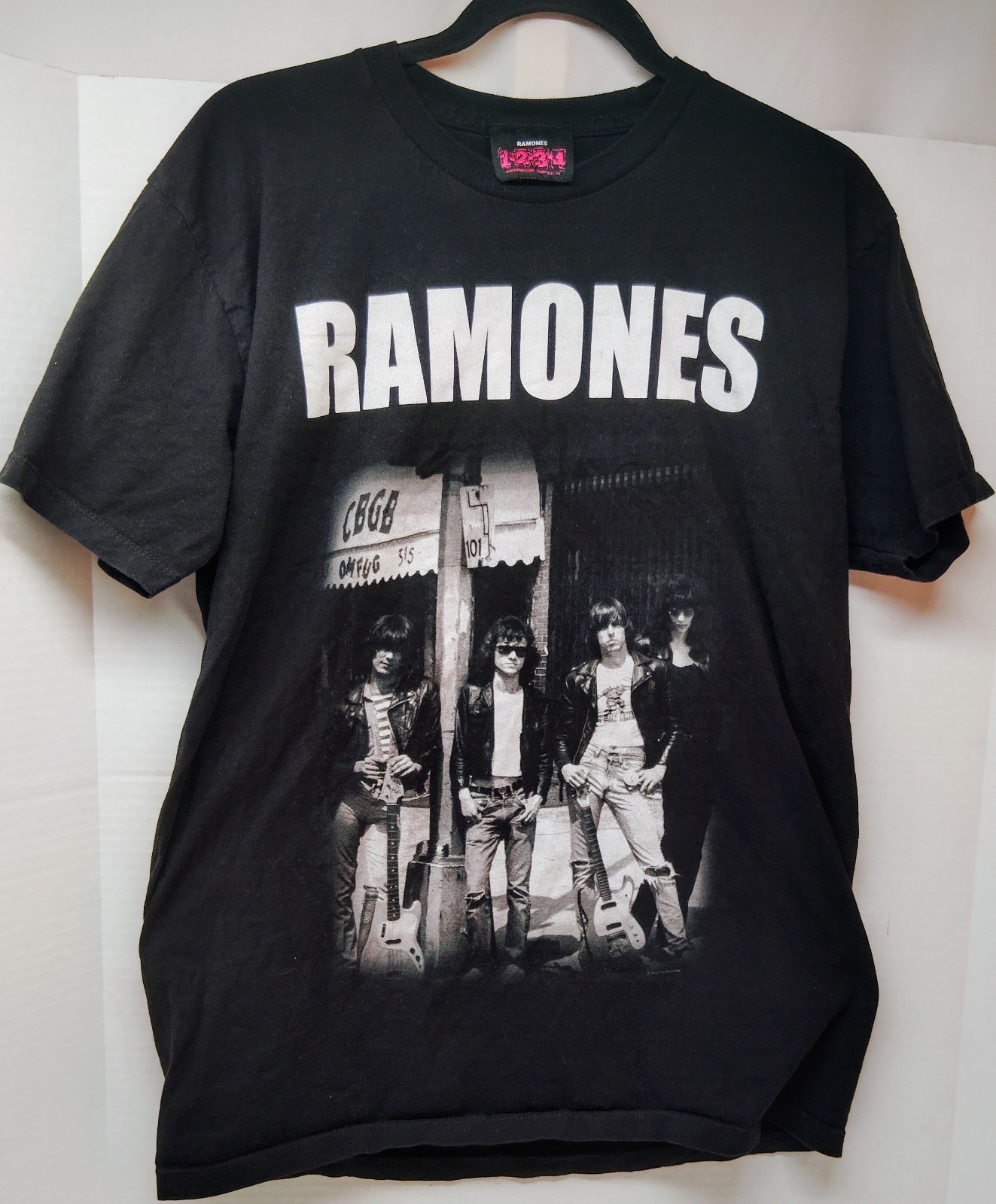 Ramones Tee Shirt 1 2 3 4 Sz Large Alstyle Ultimate CBGB Music