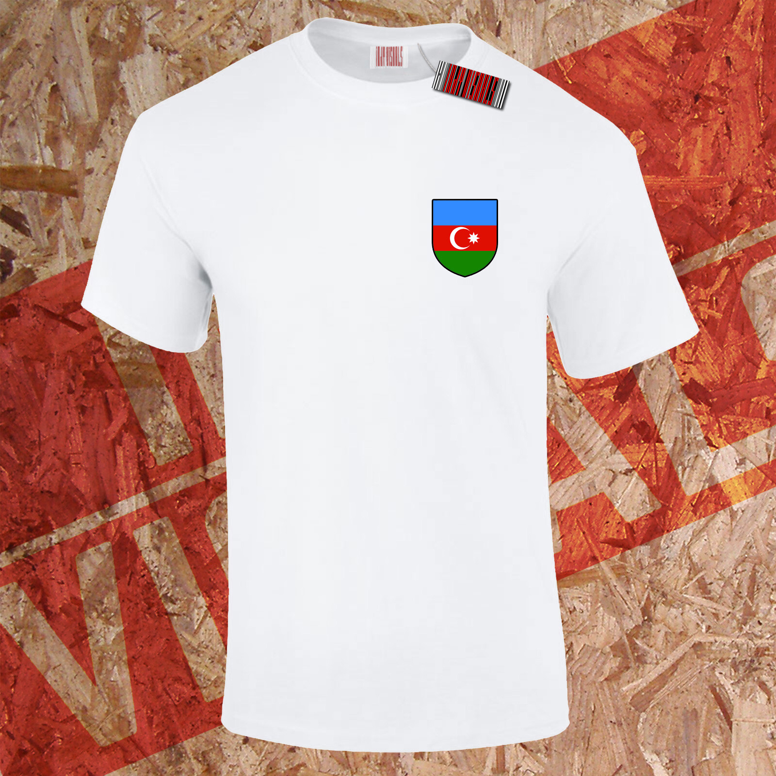 Azerbaijan Supporters T-Shirt Crest Day World Cup Baku Football 2022 Unisex gallery