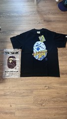 A Bathing Ape BAPE Multicolor Logo Graphic Crew Neck Short Sleeve Tee M