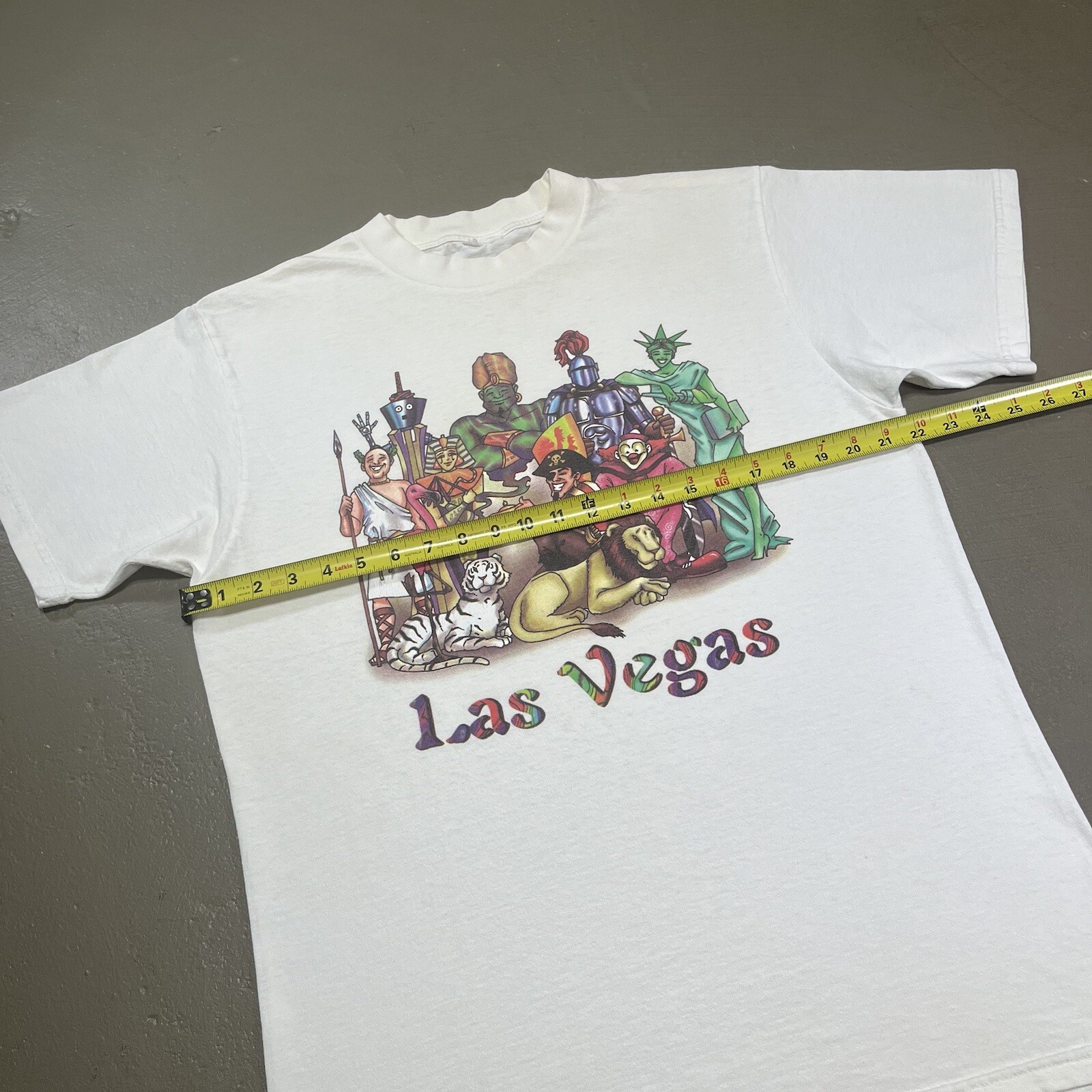 Vintage Las Vegas Nevada T Shirt XL 90s Souvenir Tourist Travel Art Casino City gallery