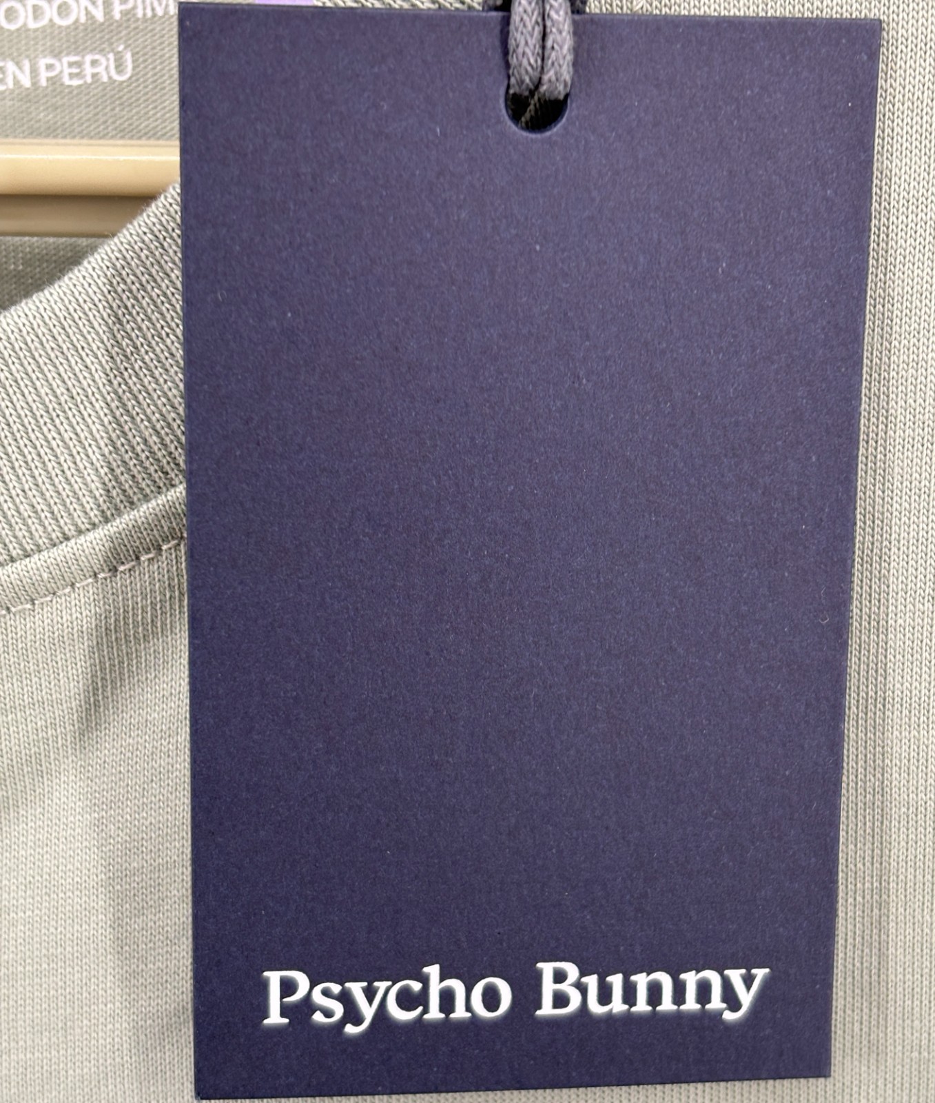 Psycho Bunny Elias Graphic Tee Mens S Iceberg Green Pima Cotton Embroidered Logo gallery