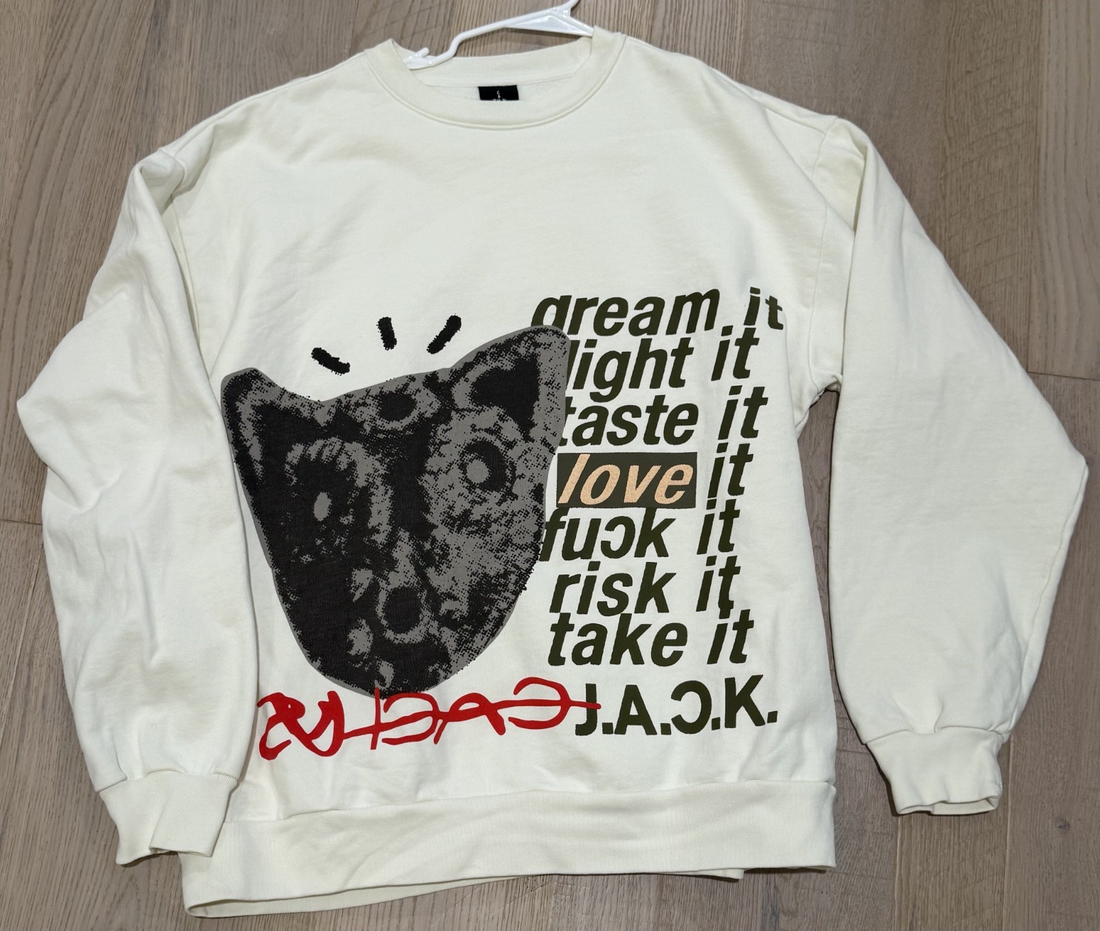 Travis Scott Cactus Jack Dream It D.L.T.L.F.R.T. Crewneck XL gallery