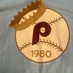 MITCHELL & NESS COOPERSTOWN COLLEC. L PHILADELPHIA PHILLIES 1980 TEE