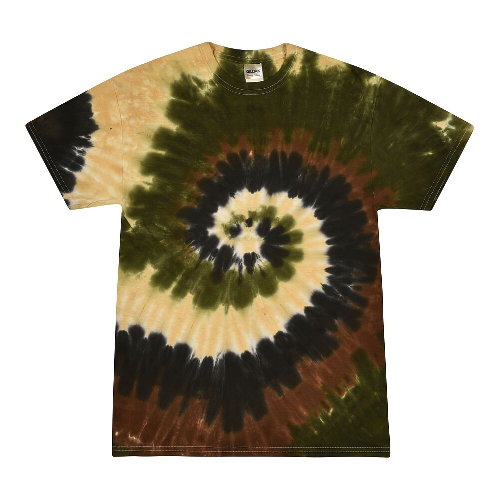 Multi-Color Tie Dye T-Shirts, Kids & Adults Short Sleeve Cotton Colortone gallery