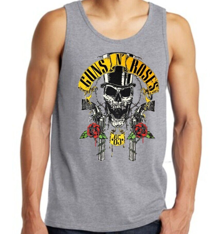 Guns N Roses 85 Hard Rock Band Men's Tank Tops (Multiple Colors) gallery