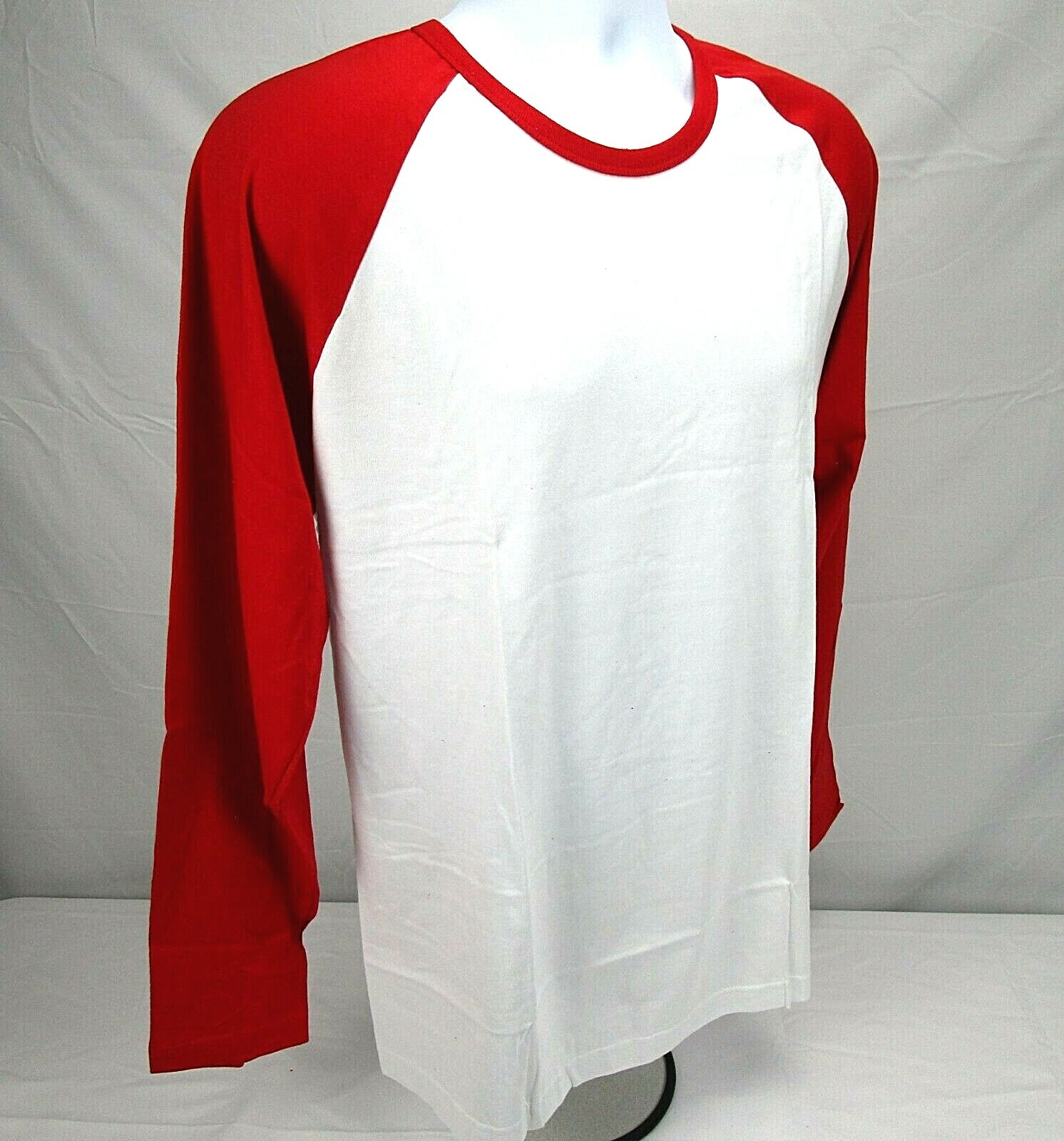 Top Pro Baseball T-Shirt Mens Sz L Raglan Long Sleeve Casual Activewear Apparel gallery
