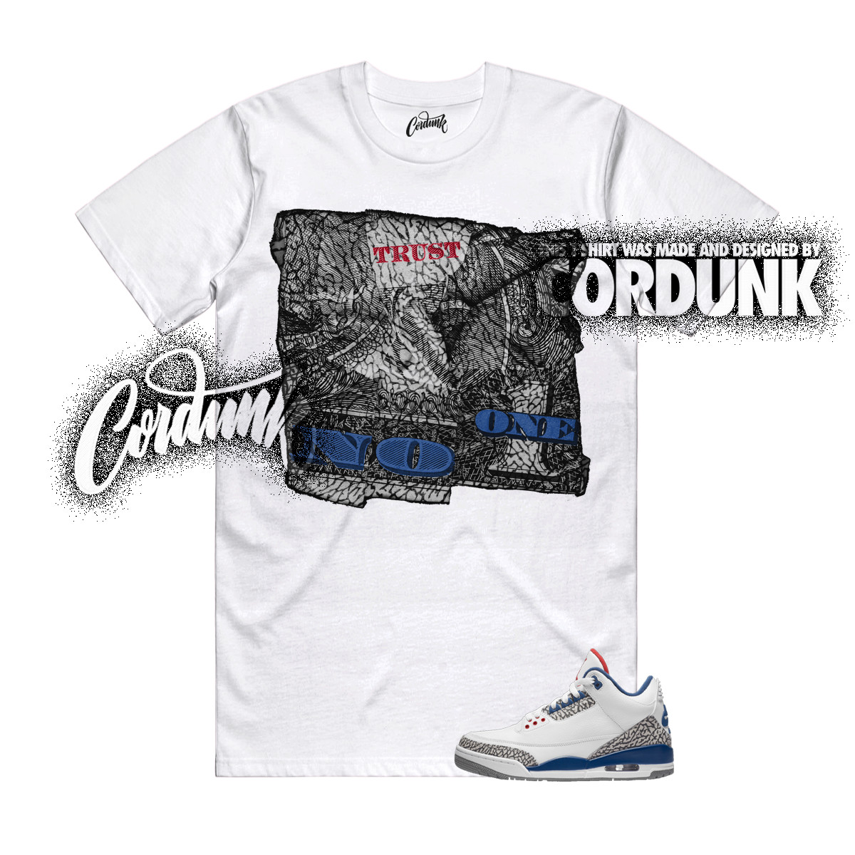 3 True Blue Cement Grey Varsity Red Royal OG 2026 T Shirt Match TRUST gallery