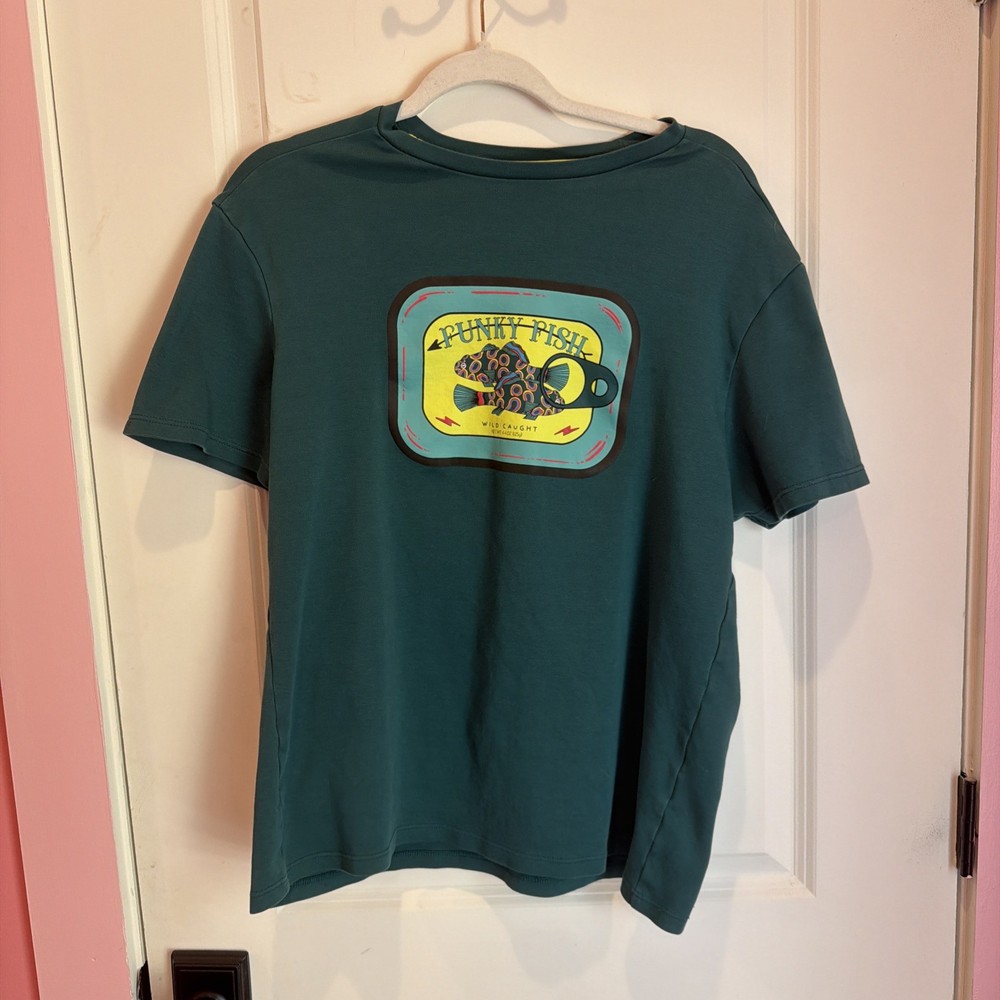 Funky Fish Graphic tshirt Murano Size L