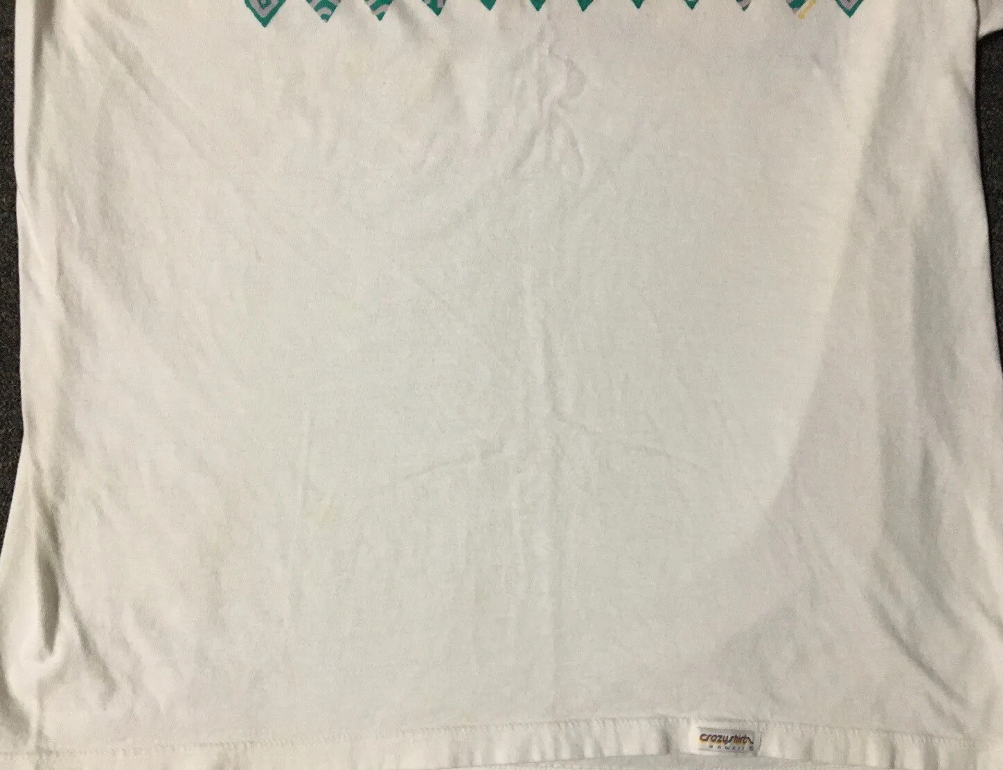 Vtg 90s Hawaii Abstract Fish Faded Shirt XL USA Art Animal Beach Surf 80s OP TC gallery