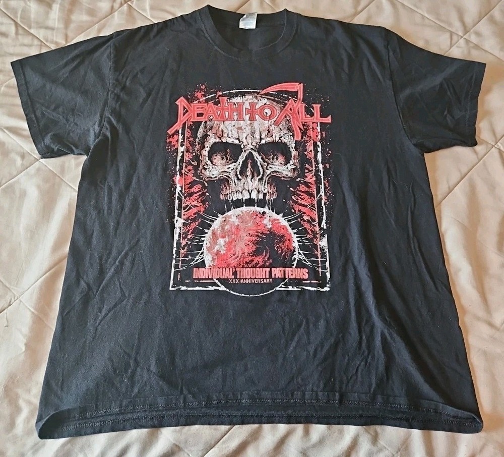 DEATH TO ALL Individual Thought Patterns 30th Anniversary USA 2023 Tour Shirt XL