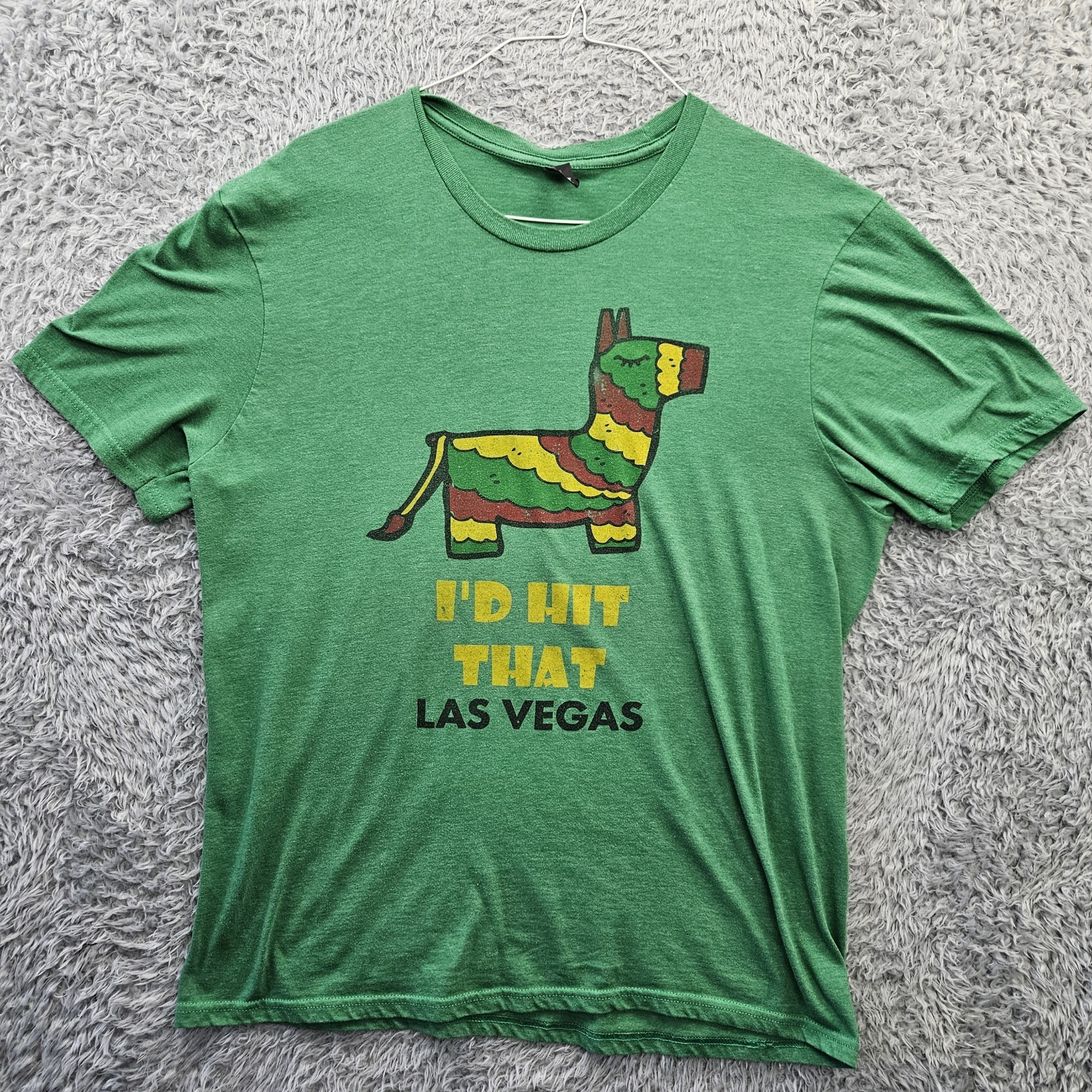 Funny T Shirt Men XL Las Vegas I'd Hit That Pinata Llama Alpaca Mexican District gallery