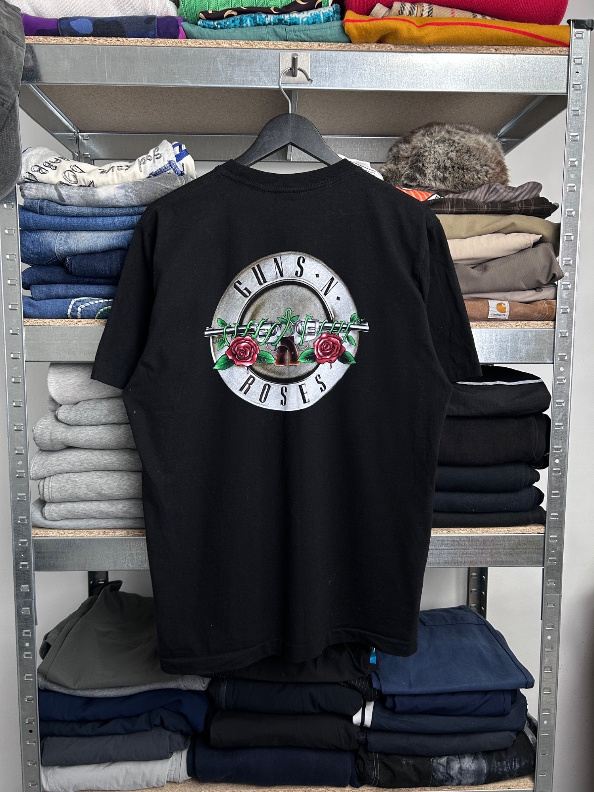 Guns And Roses Vintage 90s Single Stitch double L print Euro bootleg t-shirt gallery