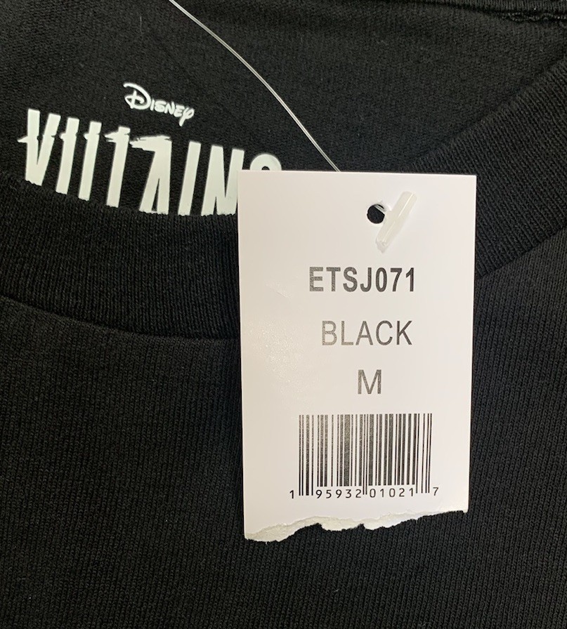 Disney Villains T-Shirt Adult M – Black Graphic Tee – Official Movie Logo – NWT gallery