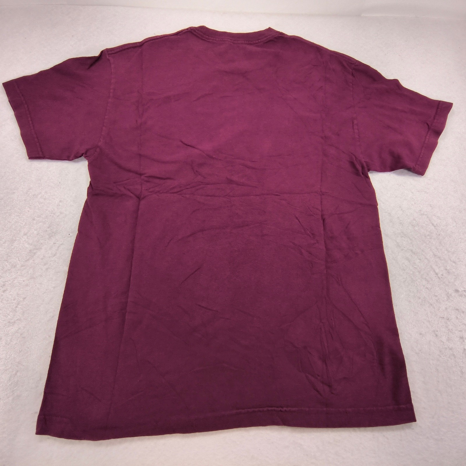 DGK Martin Casual Short Sleeve Graphic Crew Neck Shirt Mens Size Large L Maroon gallery