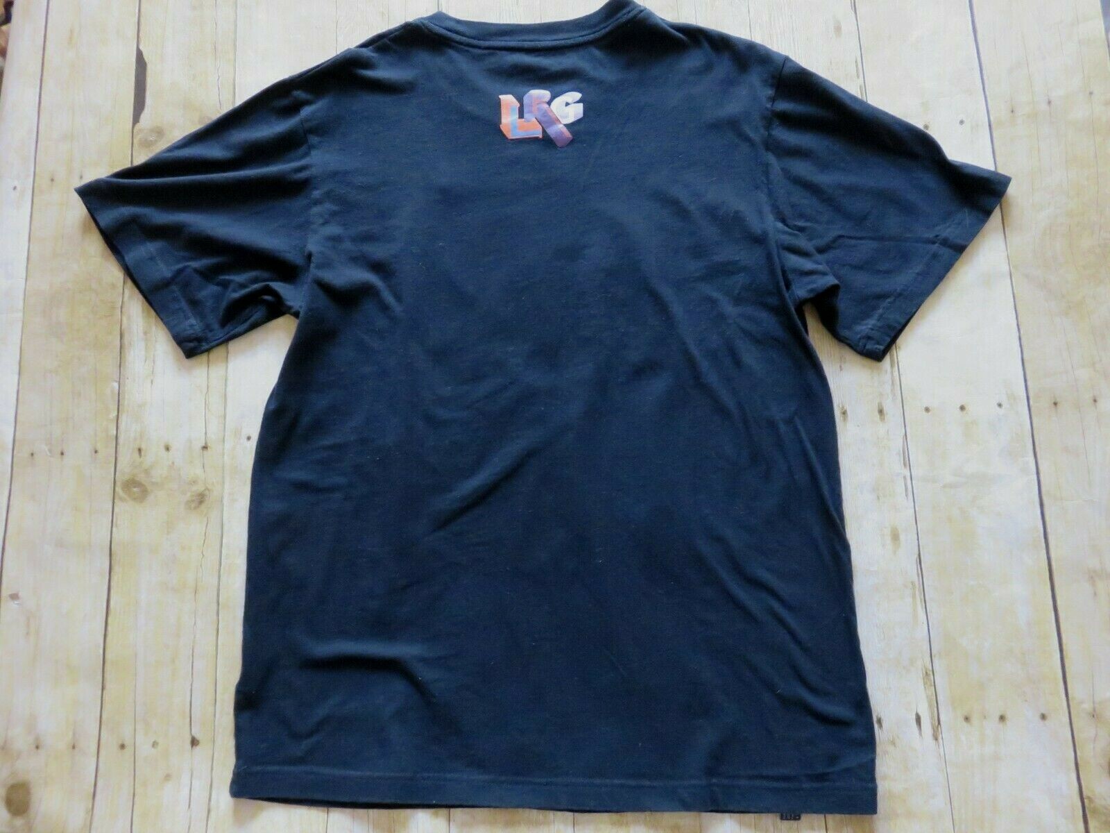 LRG Lifted Research Group Graphic Black T Shirt We Are The Kids Of America L gallery