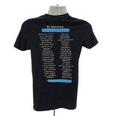 El-Lo Ed Sheeran Divided Tour Black Graphic T-Shirt Adult Small