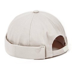 Adjustable Cotton Brimless Docker Cap Street Sailor Skullcap Beanie Hat