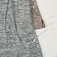 7 Diamonds Core Crew Men 2 Pack Micro Stripe Performance T-Shirt Grey Pink Large