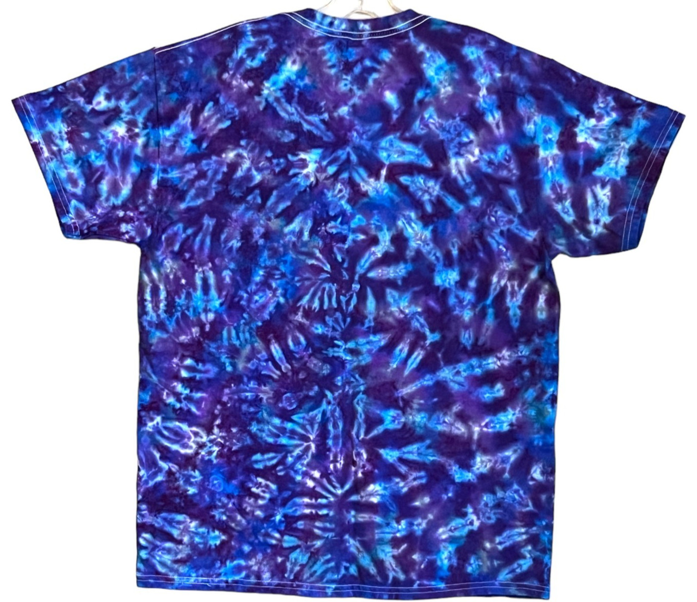 Tie Dye Shirt | Gemmy Purple Blotter | Handmade | Unisex | Tall | Women's gallery