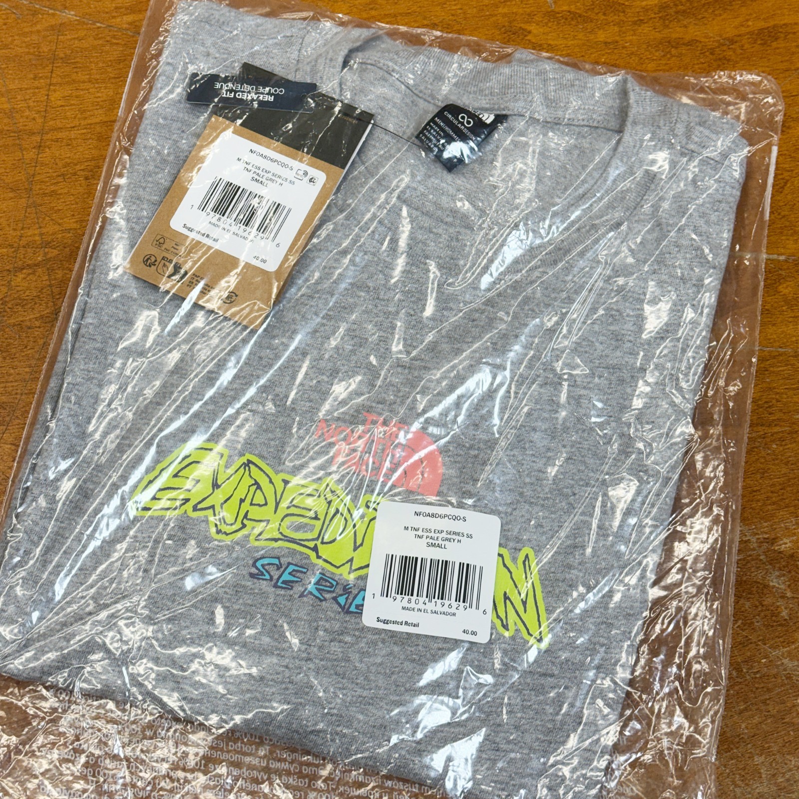 *NEW* Men The North Face Exxential Expedition Series Tee GREY (NF0A8D6P CQO) 👍