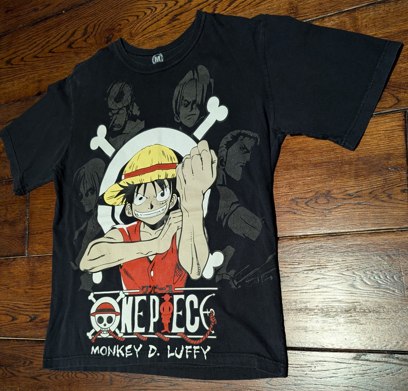 Sigma Brazil One Piece - Monkey D. Luffy Wanted Poster T-shirt Men's Size S gallery