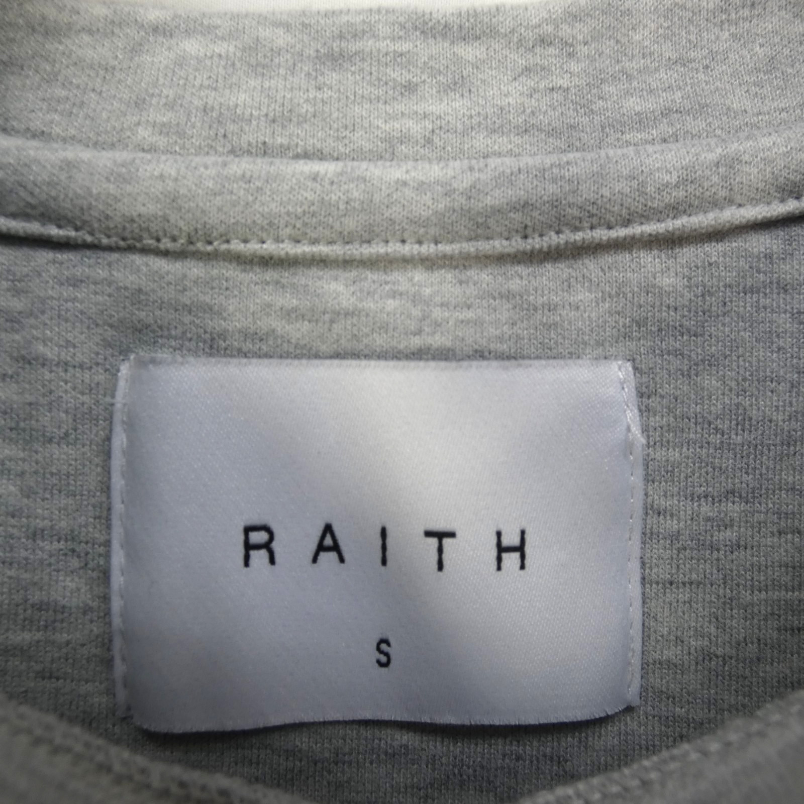 Raith Clothing Pocket T Shirt Tyler Long Sleeve Grey Marl Heavy Blend size S gallery