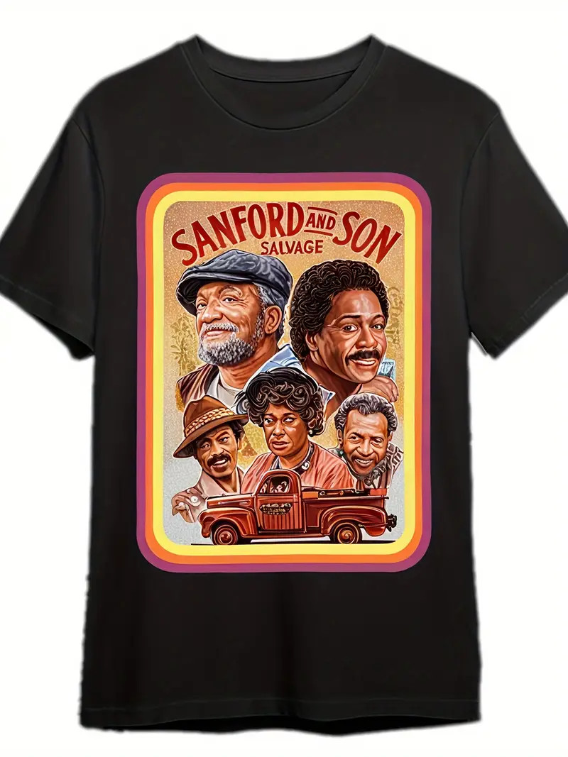 Black Burlesque Art Trend Men – Sanford And Son – T-shirt Men’s Short Sleeve