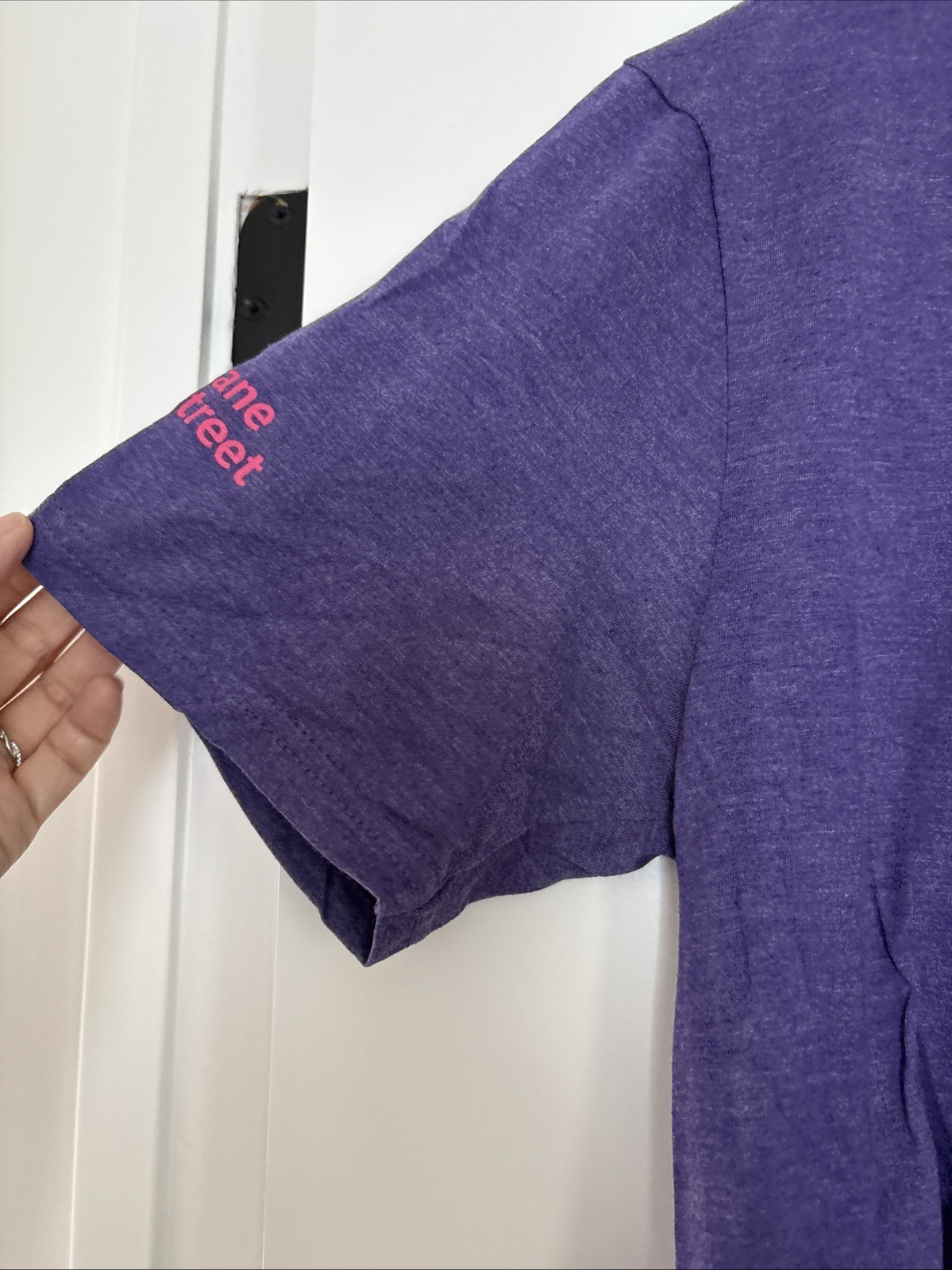 NEW Jane Street Logo Purple T-Shirt Medium Hedge Fund Math Trading Finance gallery