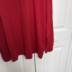 Lands End Super-T Vintage Red Turtle Neck Longsleeve Size XXL 50-52 Old Money