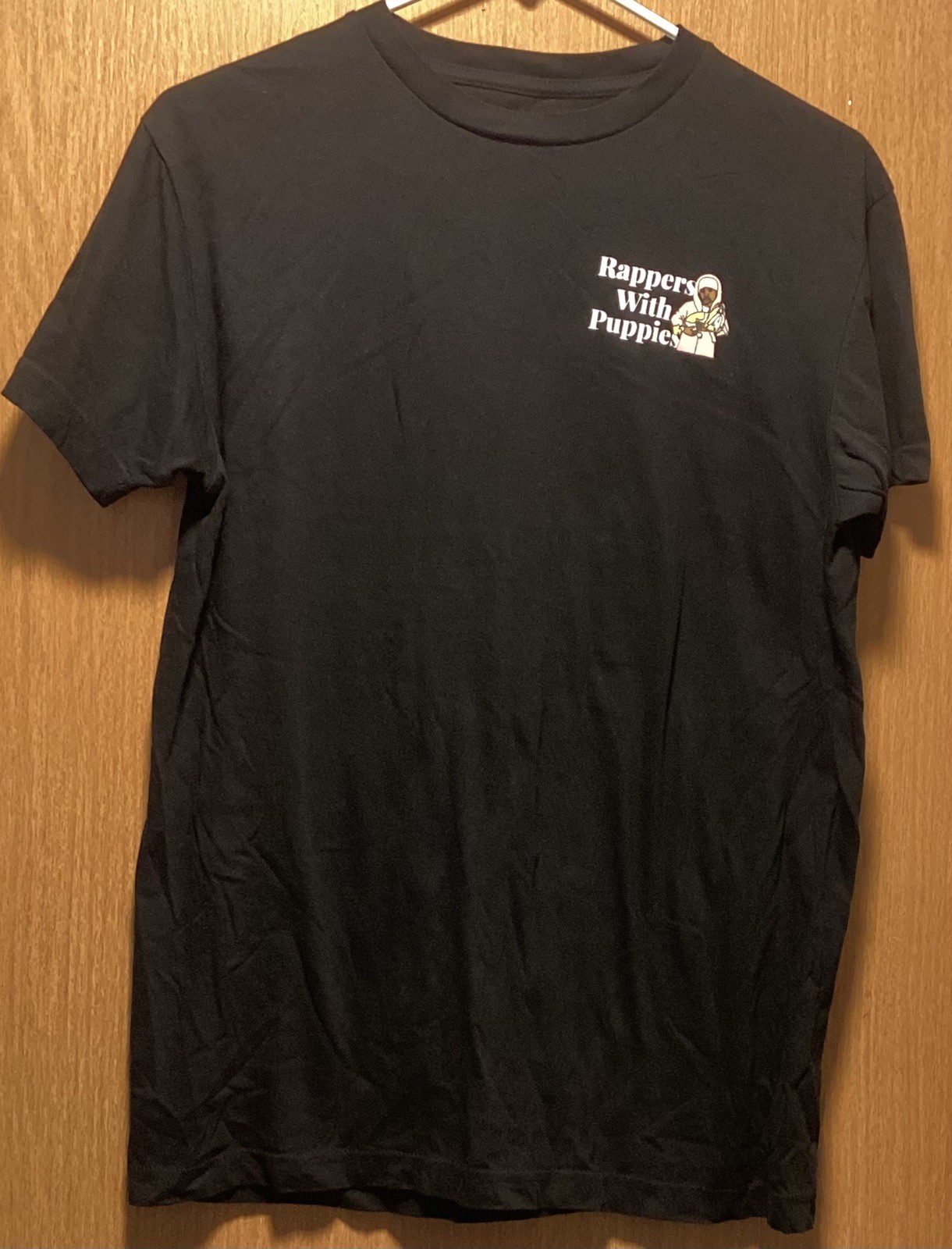 Rappers With Puppies Dog Limited Drake 21 Savage, Black T-Shirt, Mens Size M gallery