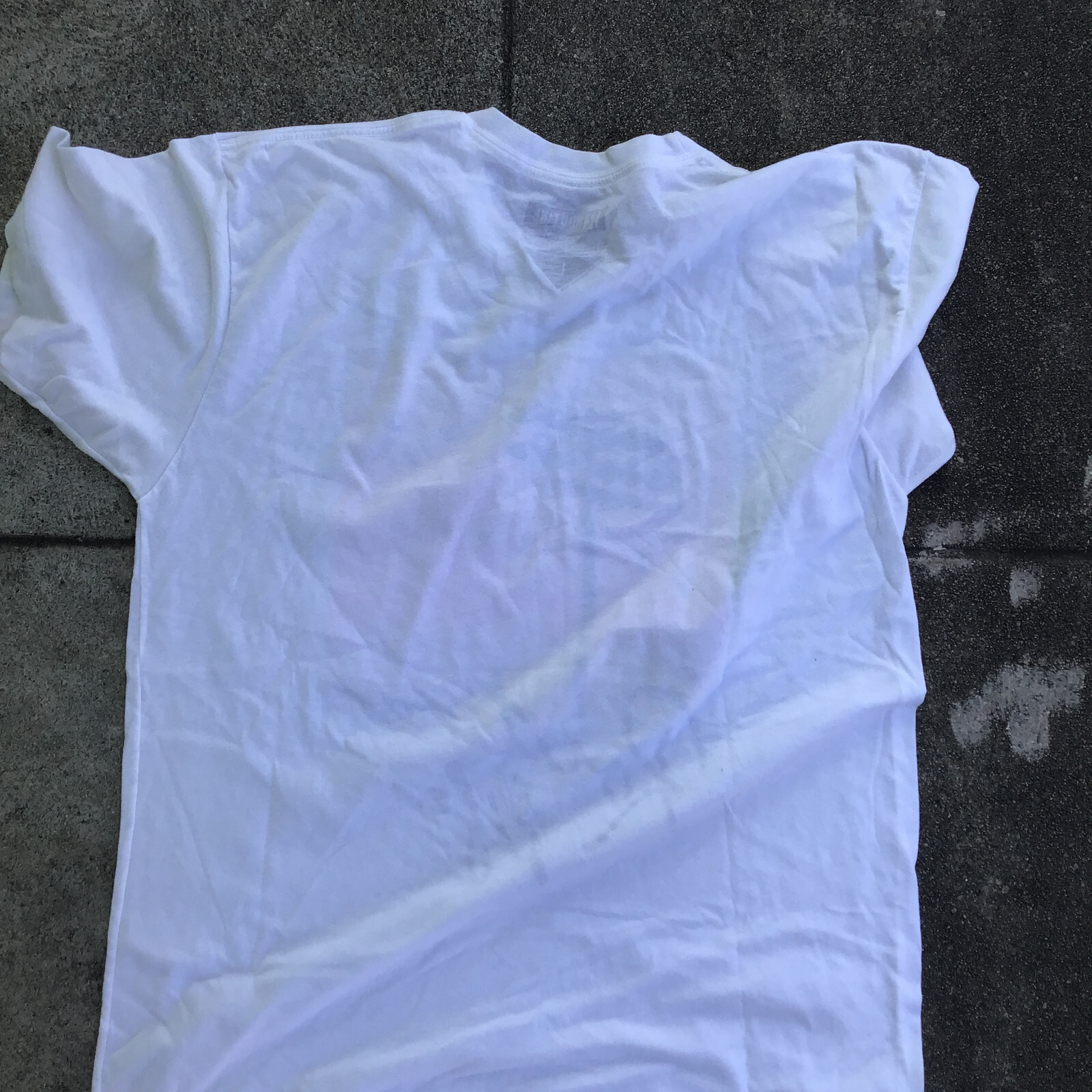 Routine Men Large Short Sleeve Shirt White Baseball Lights Birds gallery