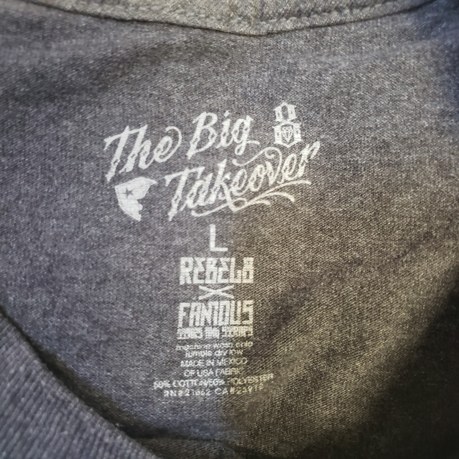 Rebel Eight T Shirt The Takeover Famous Stars & Straps Tatoo Girl Street Size L gallery