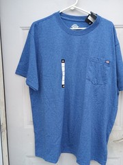 Dickies Men’s Navy Blue Pocket Logo Short Sleeve Crew Neck T-Shirt Size XL