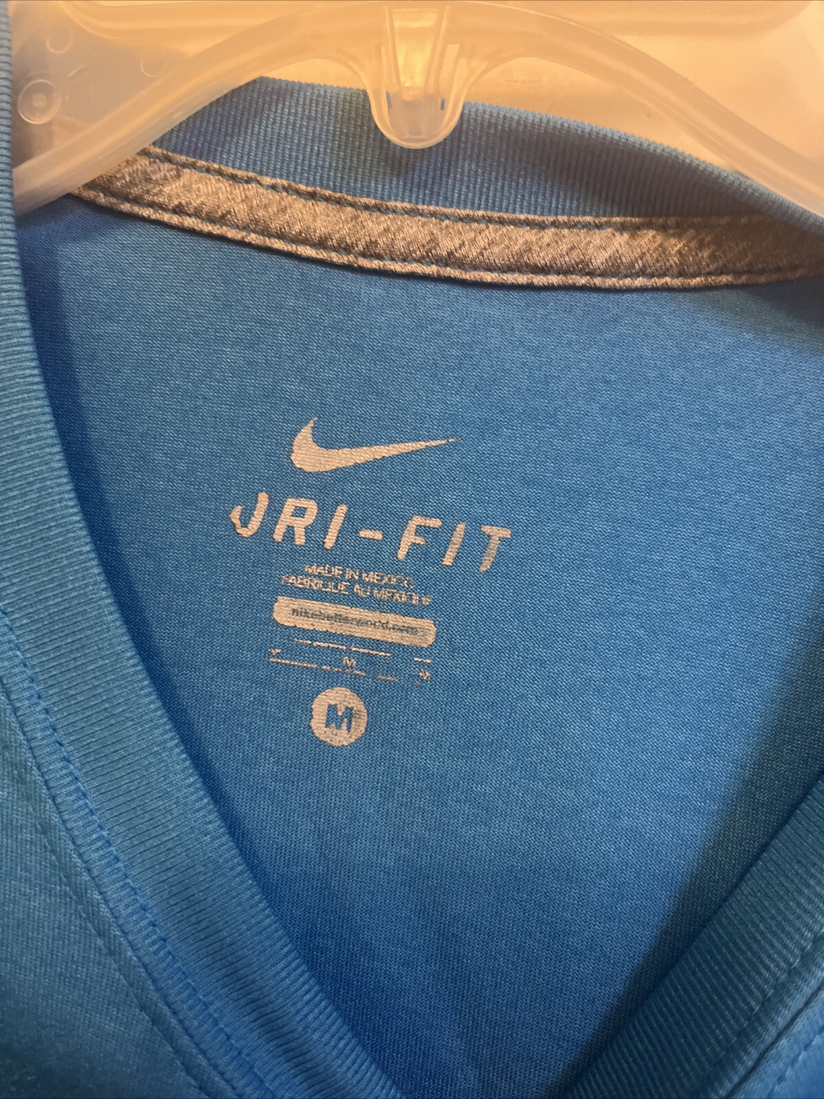 Nike Shirt Men’s Medium Blue Dri-Fit Jogging Running Sports Gym Shirt Dri Fit gallery