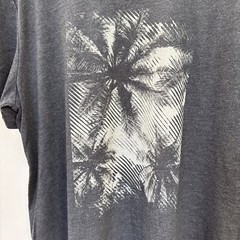 Goodfellow & Co. Palm Trees Graphic T-Shirt Large Tropical Beach Summer