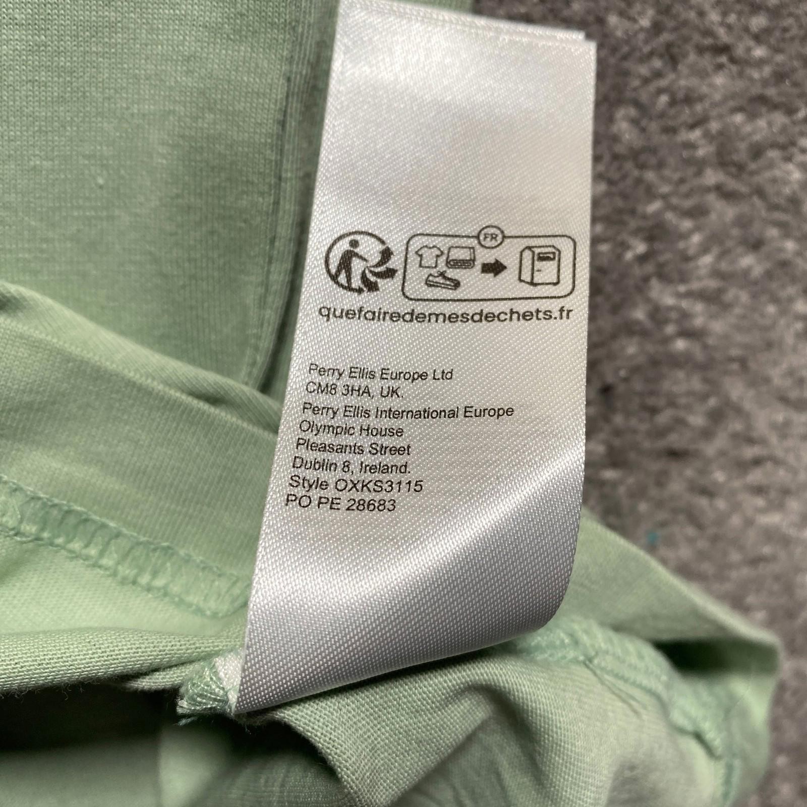 Original Penguin T-Shirt Men's Medium Green Graphic Logo Short Sleeve Cotton gallery