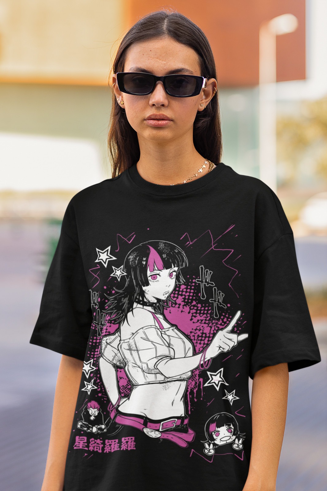 Jujutsu Kaisen Hakari And Kirara T-shirt  Horror Anime Manga Gift Shirt All Size
