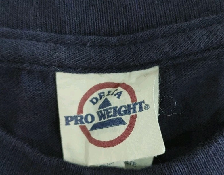 Firefighter Prayer Tshirt Delta Pro Weight Navy Blue 2-Sided Adult Size Large gallery