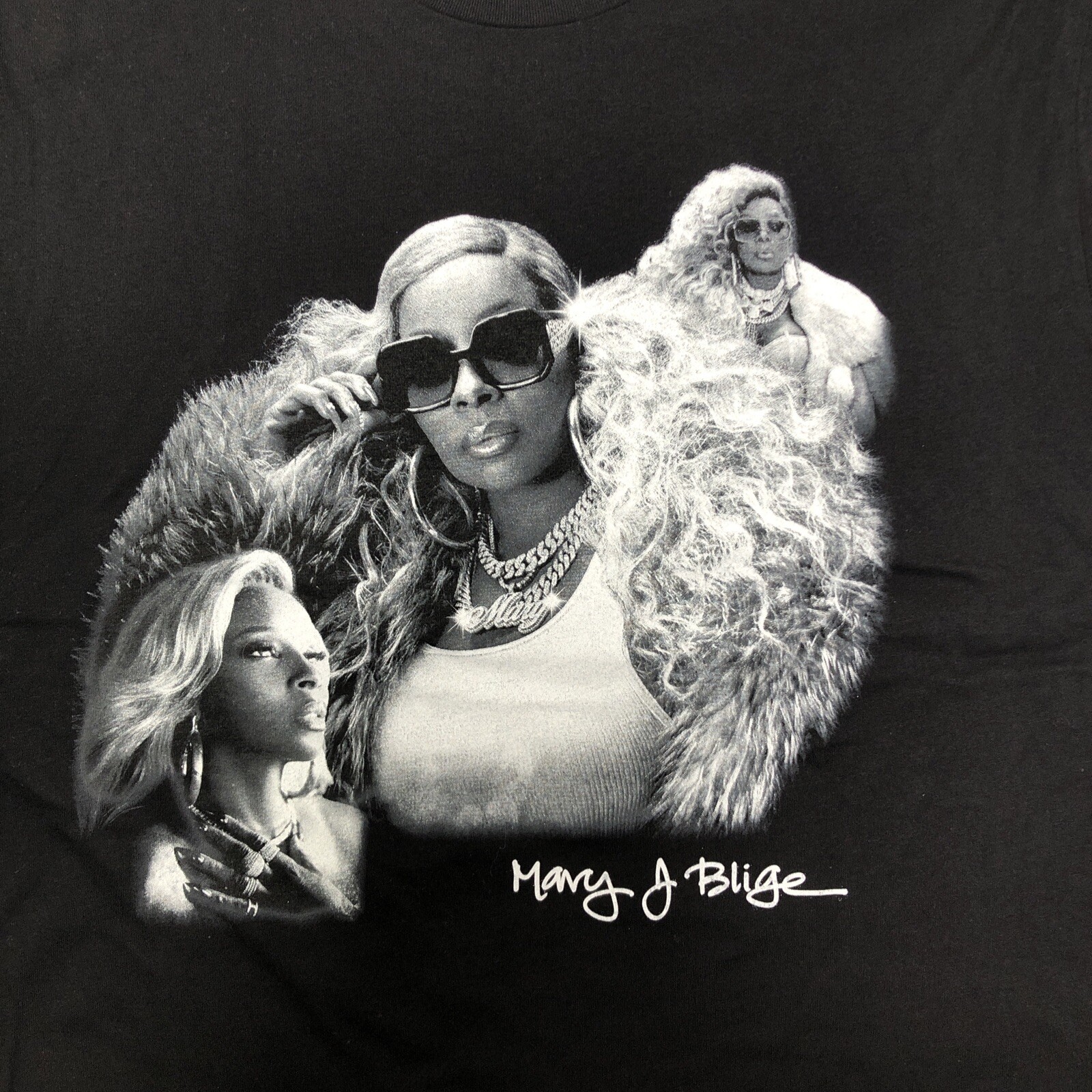 Mary J Blige Gorgeous 2022 Tour Double Sided Large Black T Shirt Concert Merch gallery