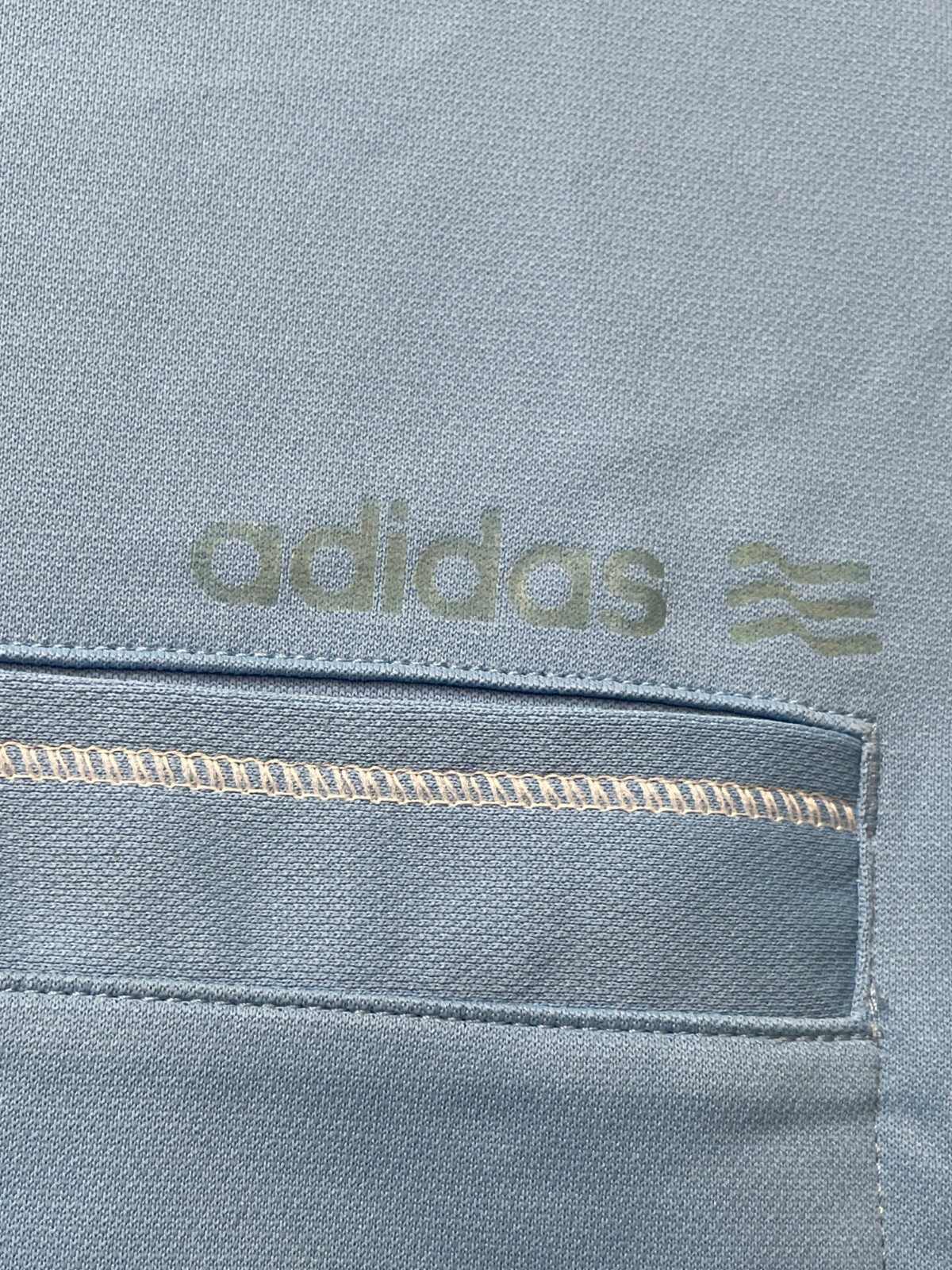 Adidas Golf polo shirt mens large v neck short sleeve blue gallery